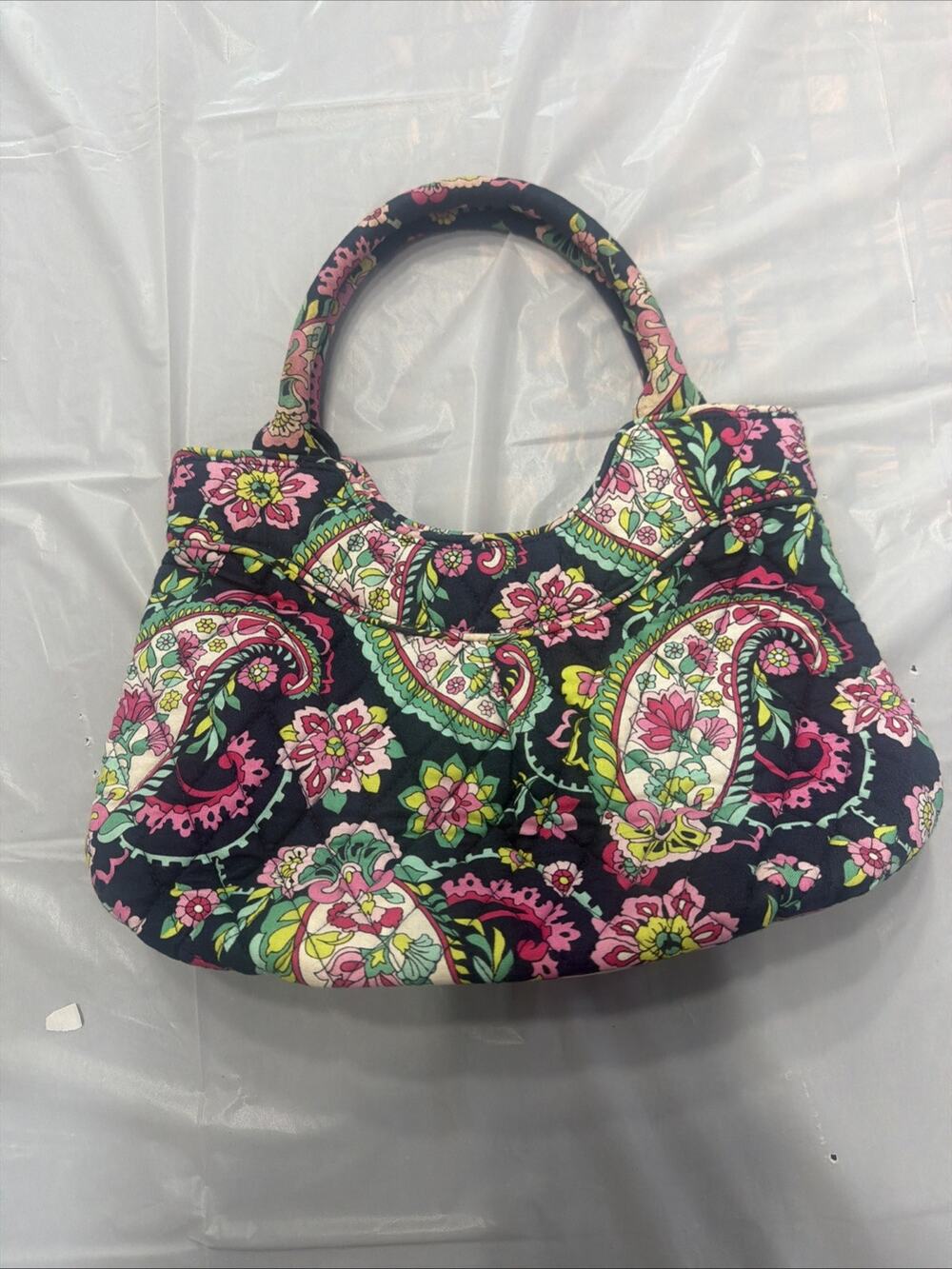 Vera Bradley Mini Tote Petal Paisley Purse Handbag used